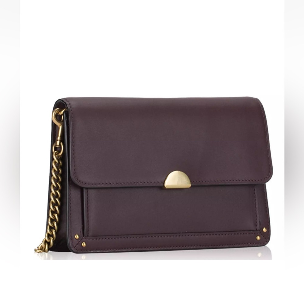 Coach Purple Leather Crossbody Bag